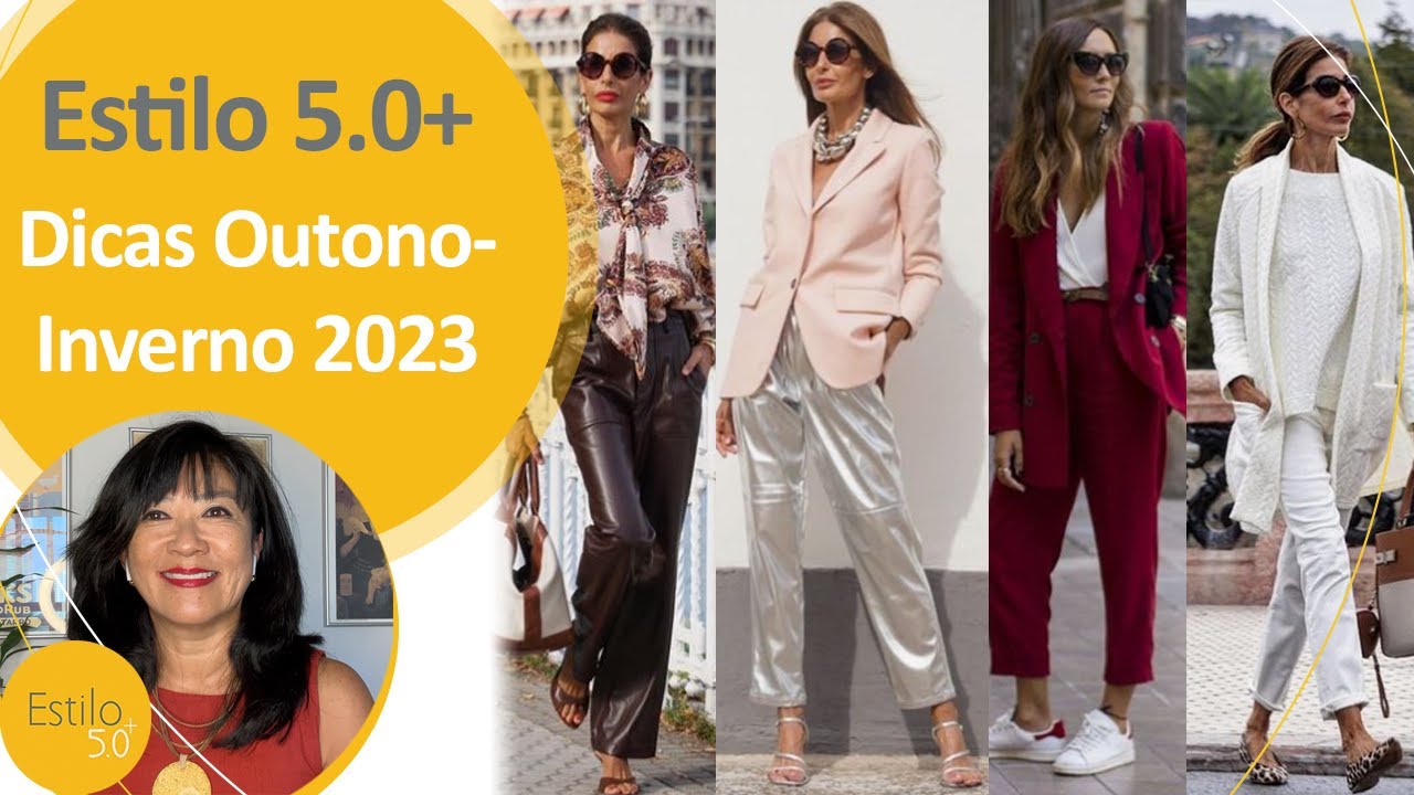 A moda inverno 2023 vem com diversos estilos e brilhos