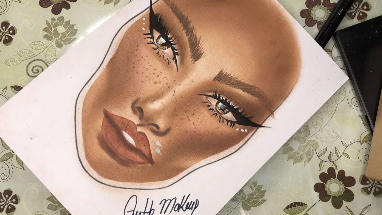 Como Fazer Facechart passo a passo / Facechart / FaceChart Maquiagem