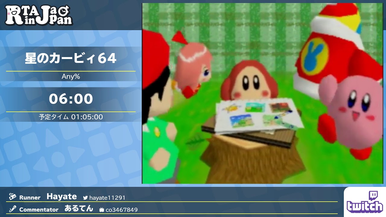 RTA in Japan Online 2 - 星のカービィ64 Any% by Hayate