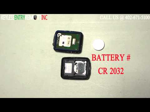 How To Replace Mazda 626 Key Fob Battery 1998 1999 2000 2001 2002