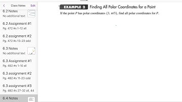 6.4 Polar Coordinates Part 3 (Finding All Polar Coordinates for a Point)