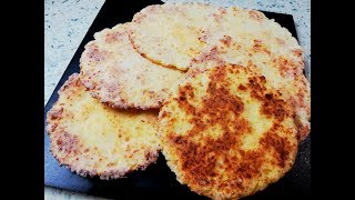 Остался творог? Печем быстрые лепешки.Понравилось всем!