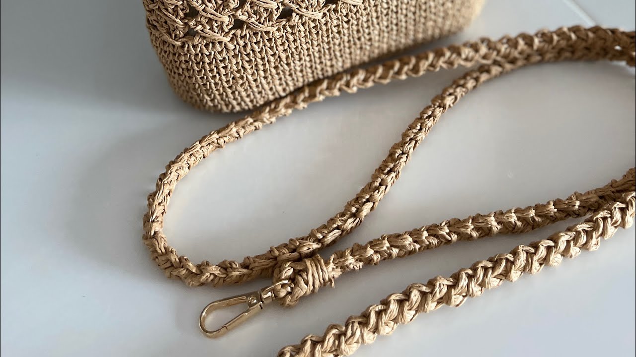 En çok tercih edilen çanta sapı yapımı#kağıtipçantamodeli #örgü #çantasapı #tığişi