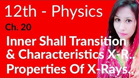 FSc Physics Book 2, Ch 20 - Properties & Uses of X-Rays - 12th Class Physics