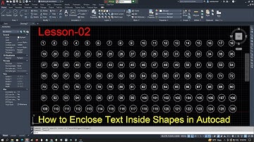 Tcircle Command in AutoCAD | Enclose Text With Circle Slots Rectangles in Autocad