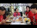 Canh bánh gạo bào ngư-Bửa ăn đầu năm cùng gia đình chồng