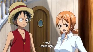 Luffy is Disappointed in Nami