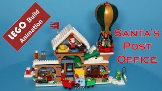 LEGO Santa's Post Office Speed Build Stop-motion Animation Piece-by-piece