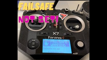 HOW TO SET FAILSAFE IN Frsky Taranis QX7