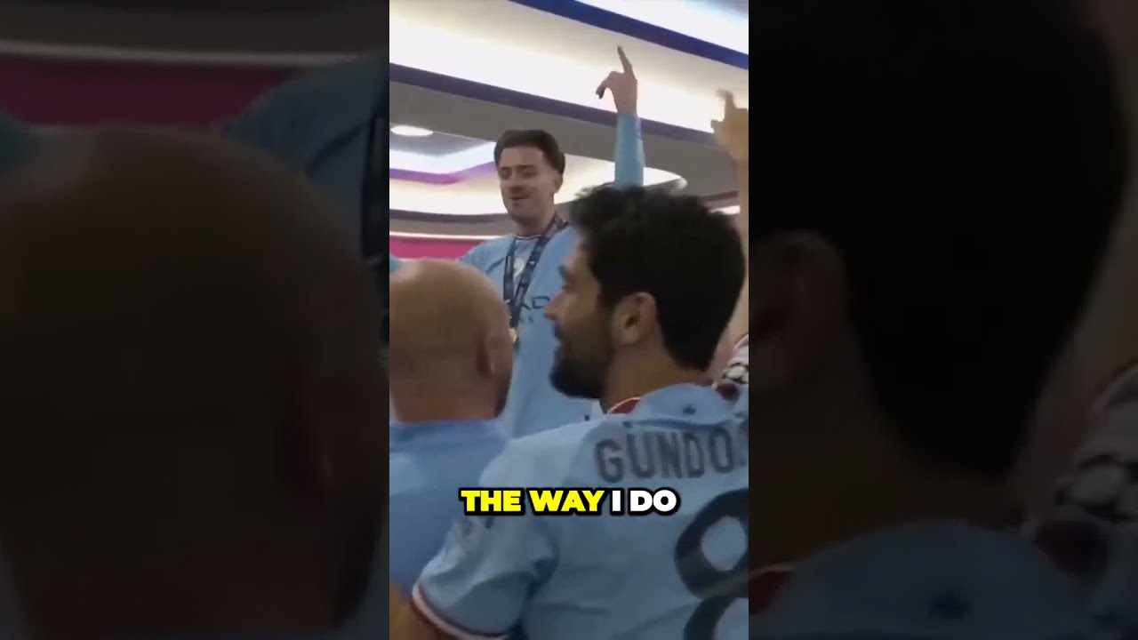 Man City's Celebration After Winning the Champions League