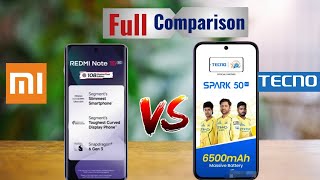 Tecno Spark 50 vs Redmi Note 15 – Full Comparison! Which One Should You Buy?
