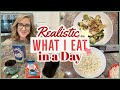 WHAT THIS BUSY MOM EATS IN A DAY // REALISTIC FULL DAY OF EATING NOT ON A DIET