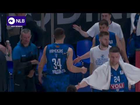 Kenan Kamenjaš with a one-hand SLAM (Spartak Office Shoes - Budućnost VOLI, 22.3.2025)