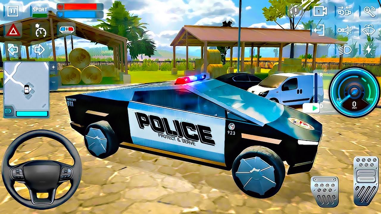 Patrulha de Carro de Polícia - Police Simulator: Cybertruck | Jogo de ...