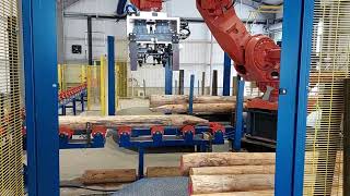 ABB Robot Palletising Cell for Timber Products