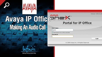 Making An Audio Call in Avaya IP Office Softphone [Infiniti Telecommunications]