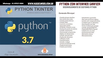 Curso de Python Tkinter - Aula 02 - Criando primeira interface