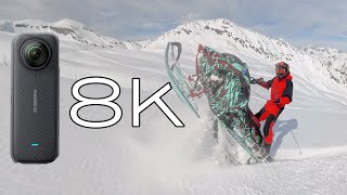 Snowmobiling in 8K? The Insta360 X4