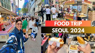 How Much I Spent on Myeongdong Foodtrip  | Korea Travel Vlog