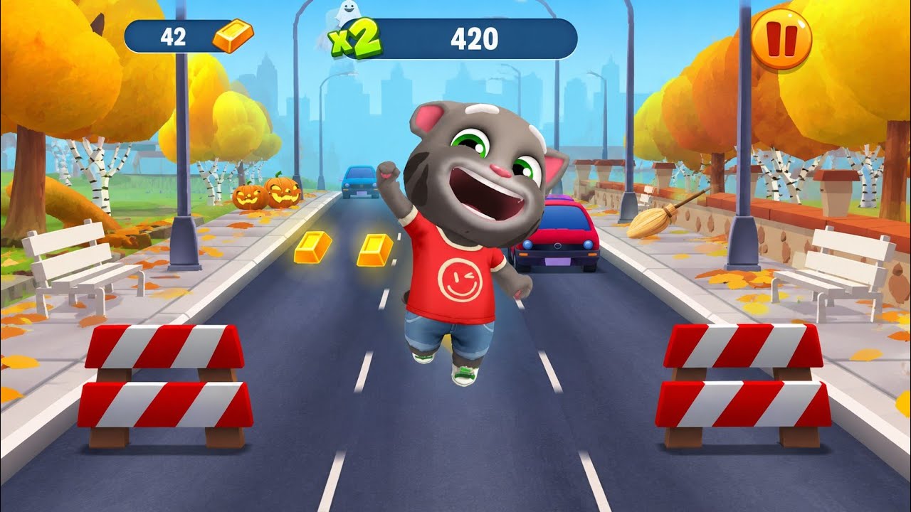 Tom Gold Run 🥇 Talking Tom Wala Game 🔴 Live - YouTube