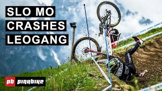 19 Crashes In Slo Mo From Leogang World Cup DH 2021