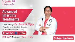 GarbhaSandesha (Episode :2) - Advanced Infertility Treatments - Dr Asha S Vijay