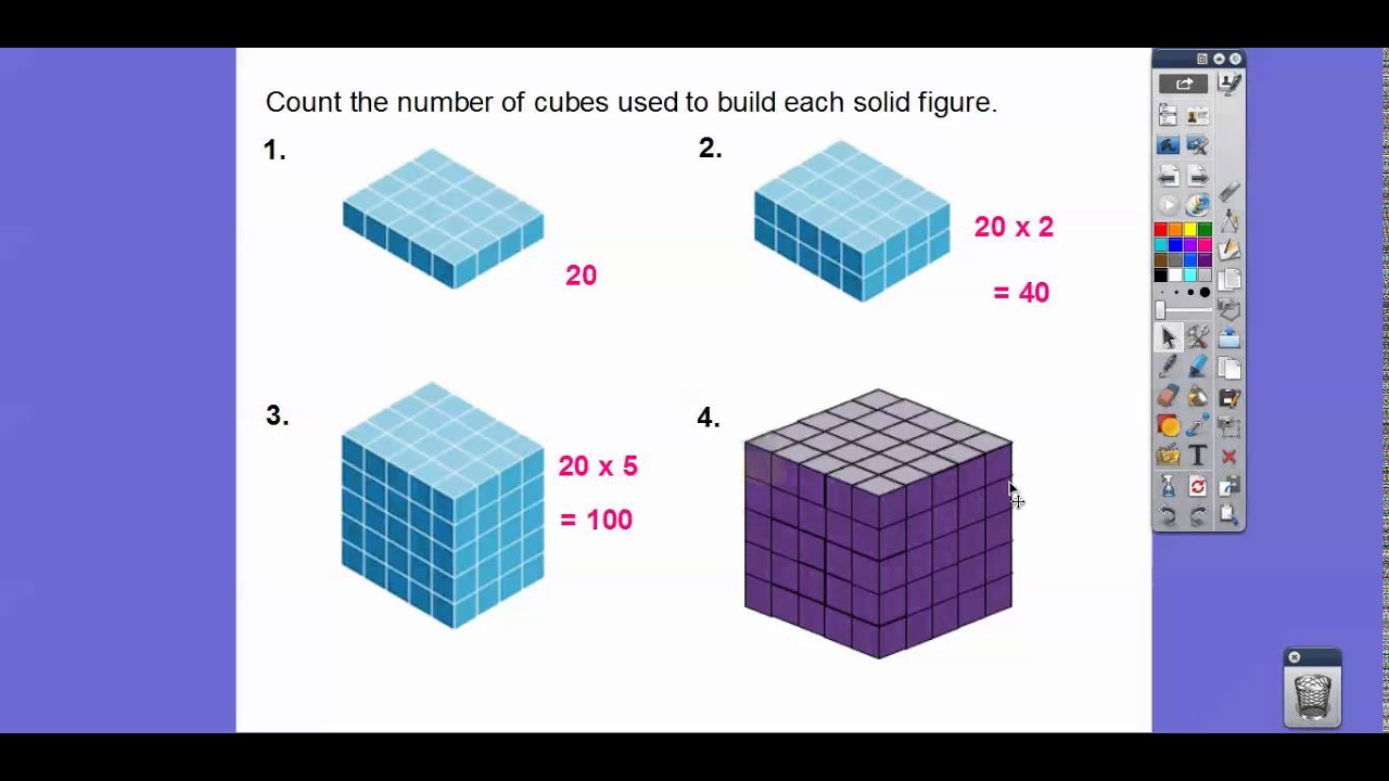 How many cubes are needed to make the above given model?