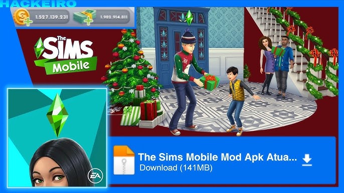 THE SIMS MOBILE APK MOD DINHEIRO INFINITO VERSÃO 41.0.0.148258