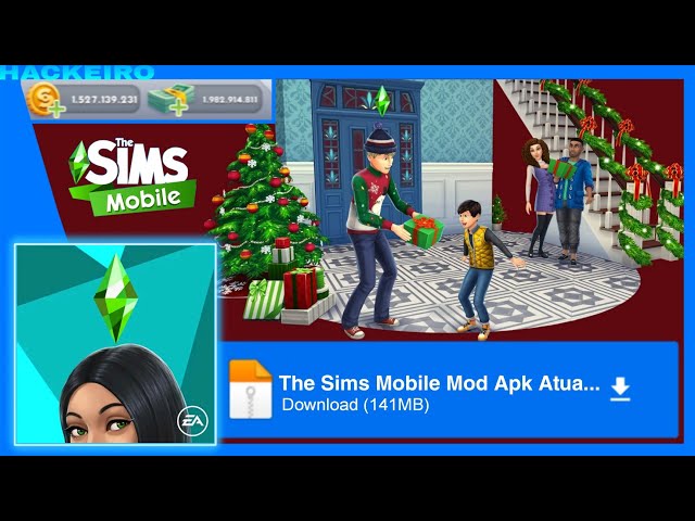 THE SIMS MOBILE APK MOD DINHEIRO INFINITO VERSÃO 42.1.3.150360