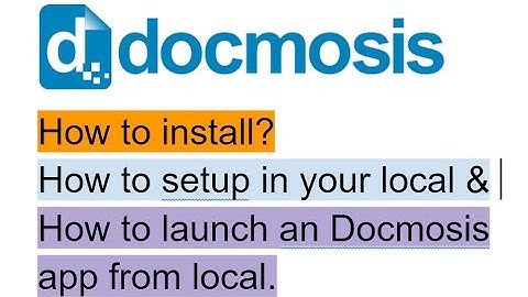 Docmosis (A template to PDF conversion tool)