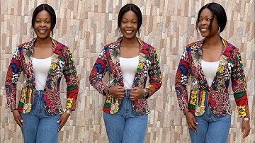 How to Cut and Sew a blazer jacket (part 2) | Sewing tutorial | Beginners friendly