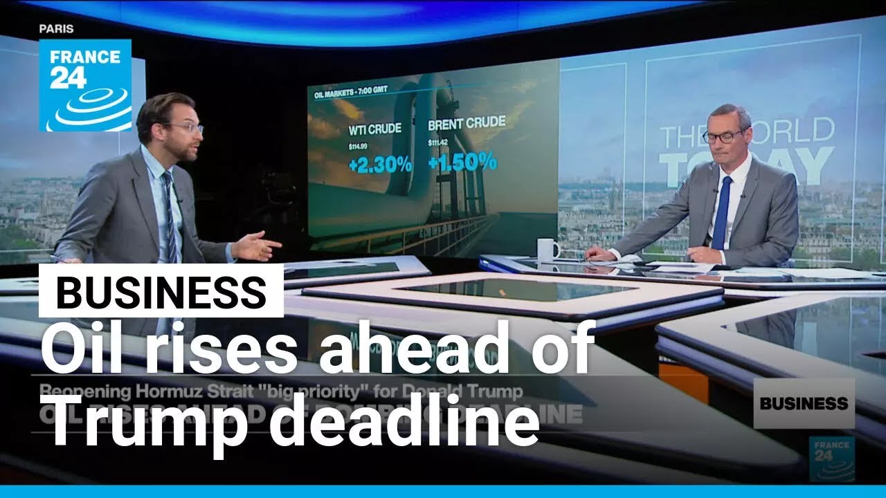 Oil prices rise ahead of Trump's Iran deadline and bombing threats • FRANCE 24 English
