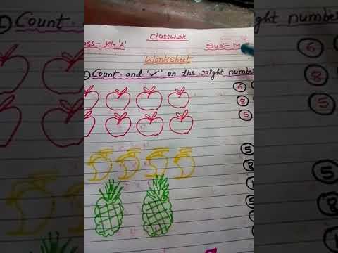 worksheet for class kg a youtube