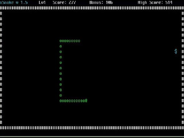 GitHub - FedeDP/Snake: classic snake game written in C + ncurses