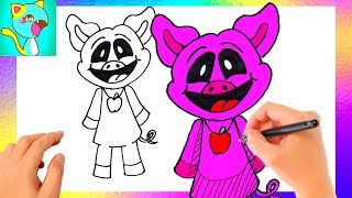 Dibujos a Picky Piggy Smiling Critters Poppy Playtime