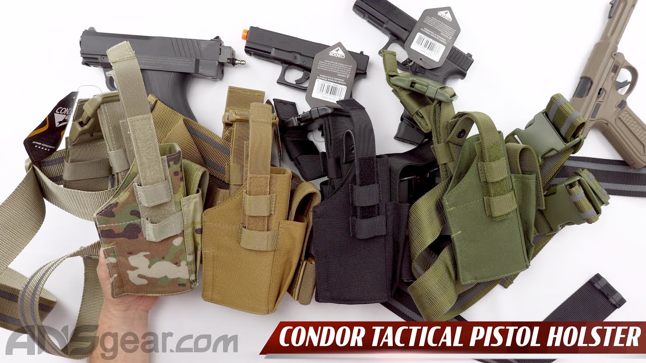 Condor - Black - Tornado Tactical Leg Holster (Left Handed