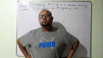 Graph Theory - Module 6 - 2. Berge