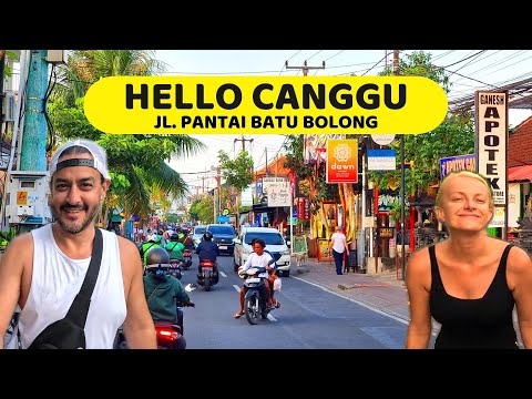 CANGGU'S BUSIEST STREET!!