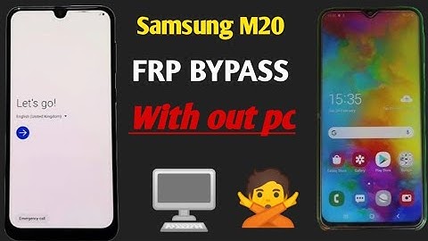 Samsung M20 frp bypass without pc /New Method 2024 💯 work