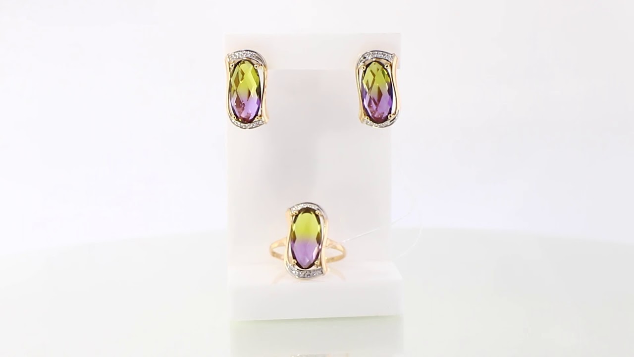 Комплект из золота арт. 51-320-00791-1+51-310-00791-1-01