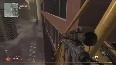 shotgun barrel roll ladder stall triple y  righty tighty moonwalk trickshot on MW2 (INSANE)