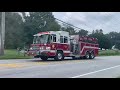 West brandywine township 2 alarm tanker task force response and water shuttle operation video