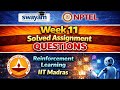 Reinforcement Learning Week 11 Answers | NPTEL SWAYAM 2026 | IIT Madras