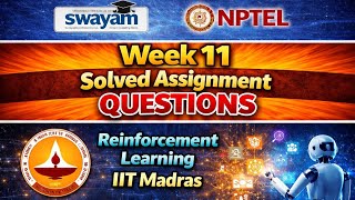 Reinforcement Learning Week 11 Answers | NPTEL SWAYAM 2026 | IIT Madras