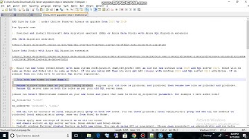AWS SQL Server two node always on upgrade part1