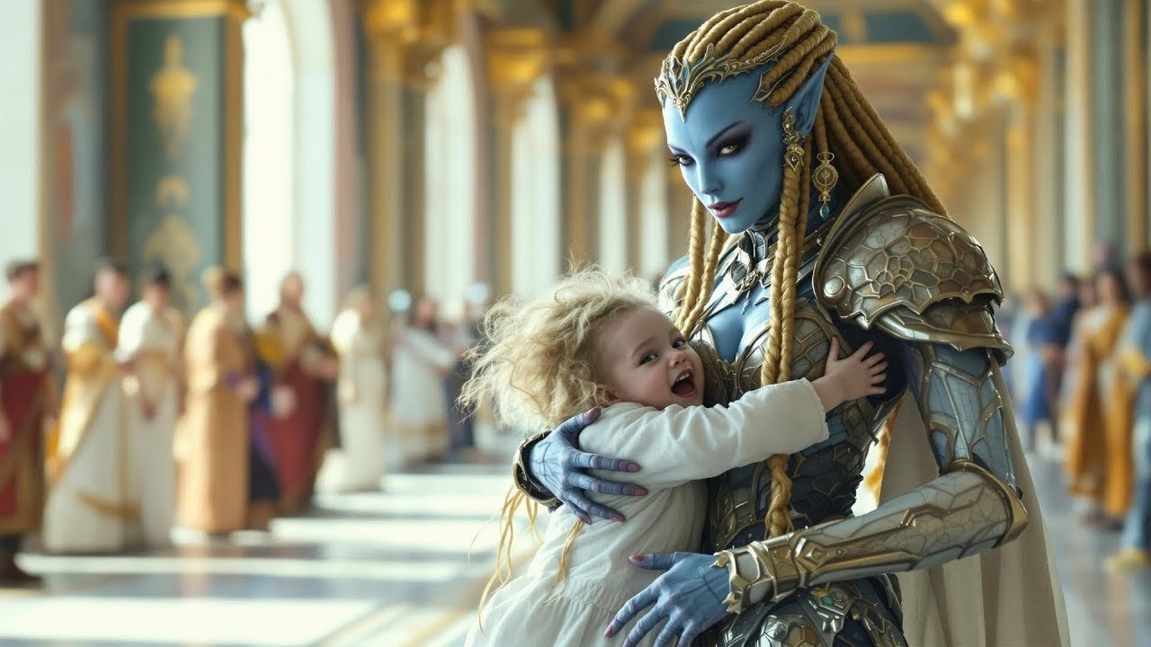 Das Kind der Alienkönigin rannte auf mich zu und schrie: „Vater!“ – Niemand im Palast konnte........
