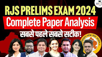 RJS Paper Solution 2024 | RJS Answer Key 2024 | RJS Pre Exam 2024 | StudyIQ Judiciary