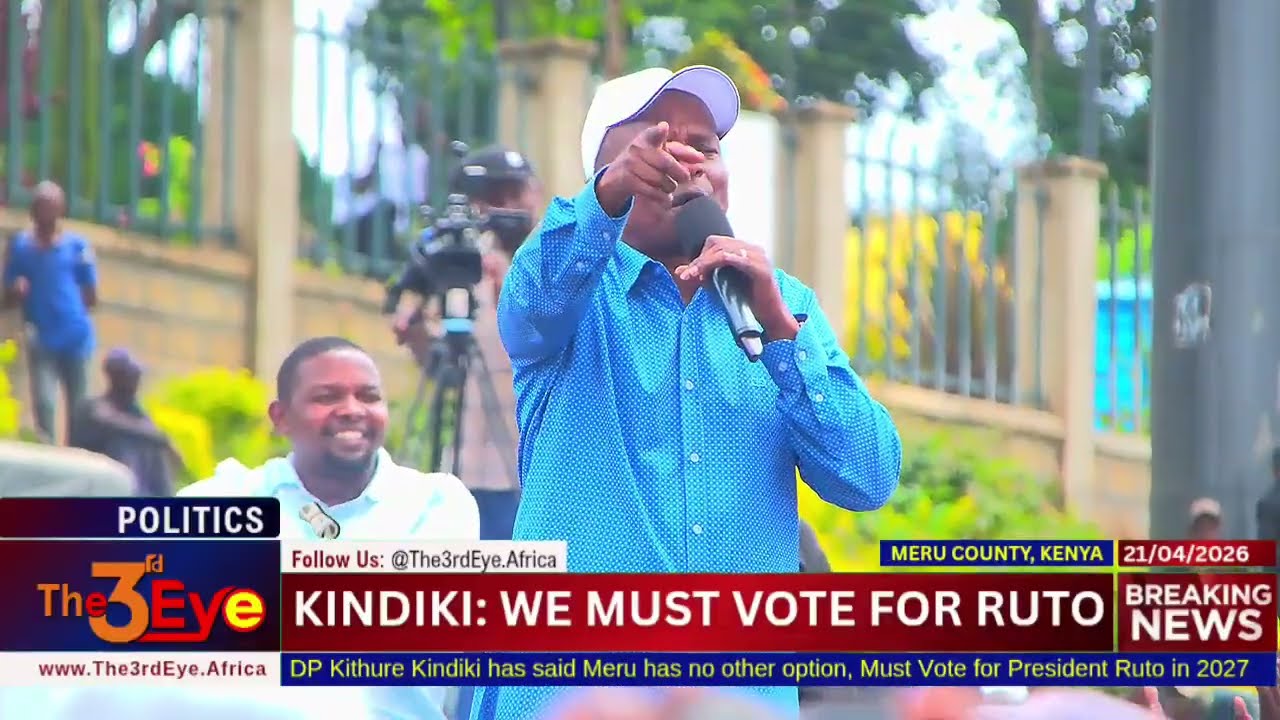 KINDIKI: WE MUST VOTE FOR RUTO, WE HAVE NO OTHER OPTION.
