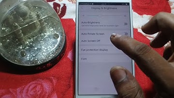 how to turn on outo rotate screen mode oppo F5