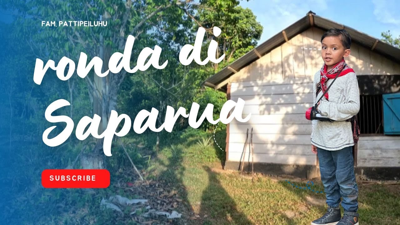 Ronda Saparua op de Molukken.